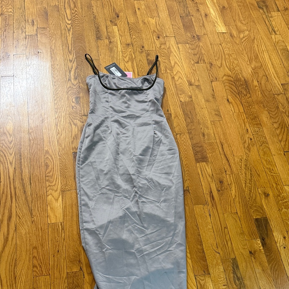 Elegant Gray Women's Dress